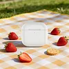 For Airpods 4th Generation Wireless Charger Case Replacement USB-C/Wireless Charging BT Earphones Charging Box 450mAh Headphone Storage Charger Box Without Earbuds