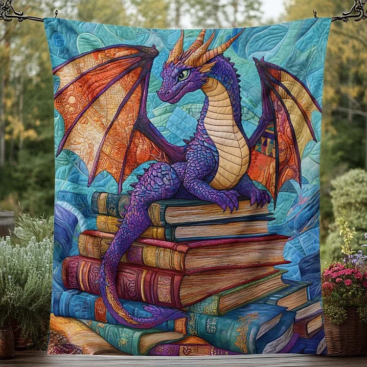 Mythical Wisdom Dragon Blanket  - H208 - Premium Blanket The Cold Blanket