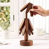Solid Wood Anti-scalding Mat Dining Table Insulation Mat