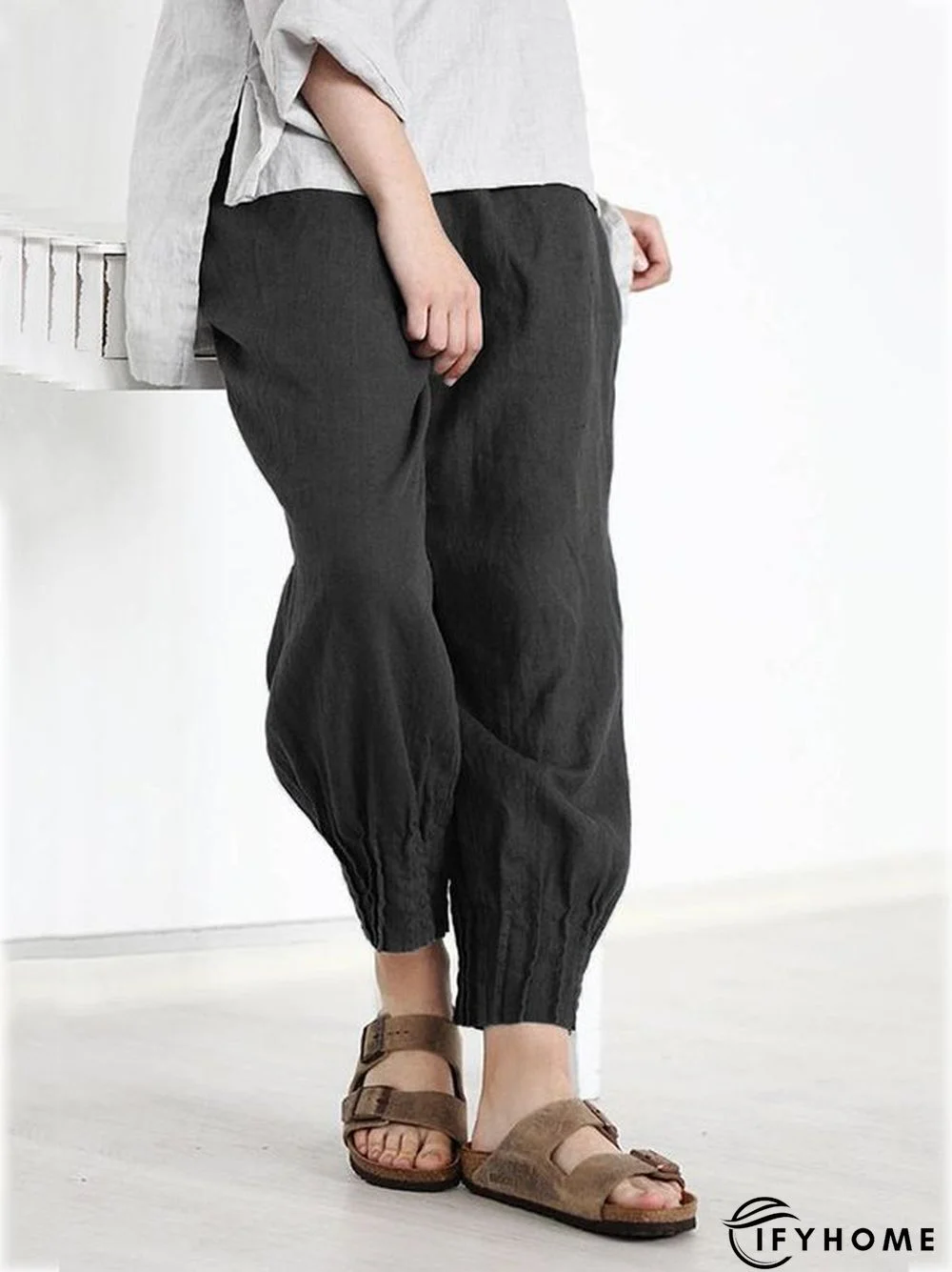 Casual Solid Pants | IFYHOME