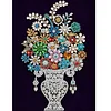 Diamond Painting-DIY Crystal Rhinestone Vase(20*25cm)