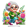 Acrylic Grandma Leisure Time - 5D DIY Craft Ornament