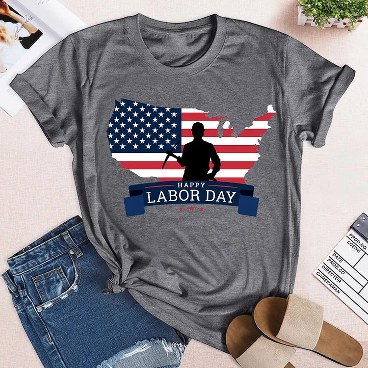 Happy Labor Day T-Shirt-04395-Annaletters