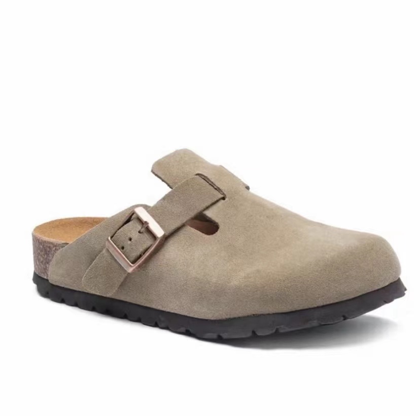 DANRRIO Cowhide Leather Casual Shoes |Unisex Half Slippers DANRRIO.COM DANRRIO