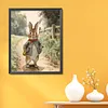 Rabbit Full Stamped Cross Stitch 11CT 3-Strand 40x50cm