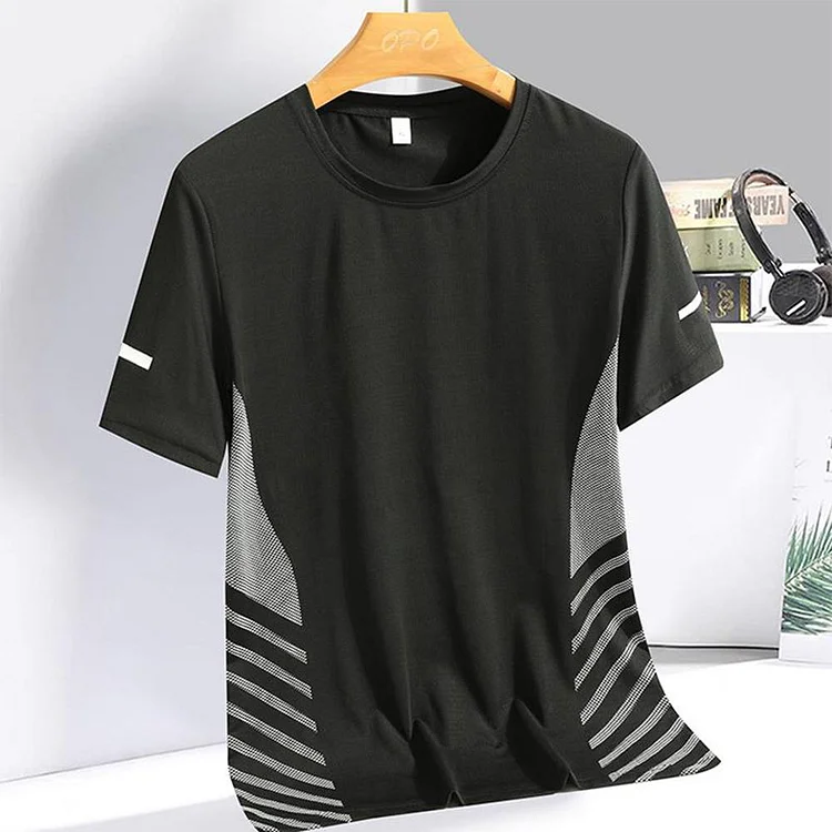 Traceeye Men's Sports T-Shirt Short Sleeved T-Shirts For Men And Women Quick Drying And Breathable Sports Tops Outdoor Sportswear Summer