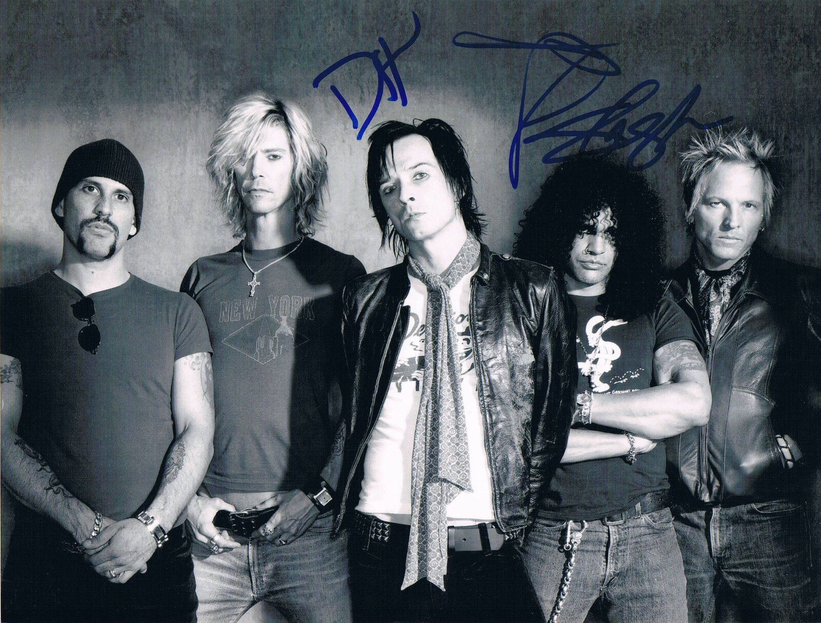 Velvet Revolver Slash Duff McKagan Dave Kushner 8x11