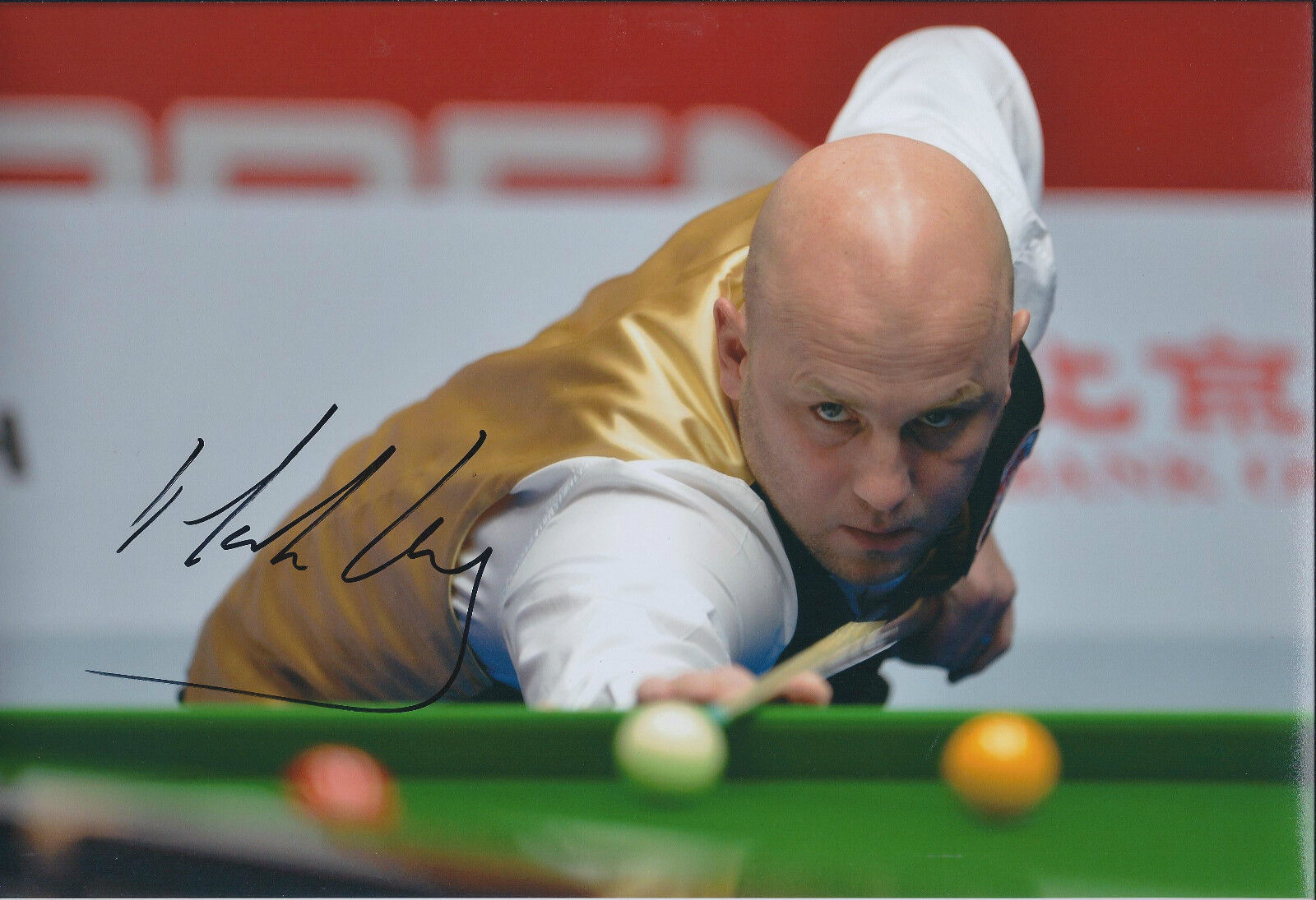 Mark King SIGNED Autograph Snooker 12x8 Photo Poster painting AFTAL COA Genuine RARE In Person