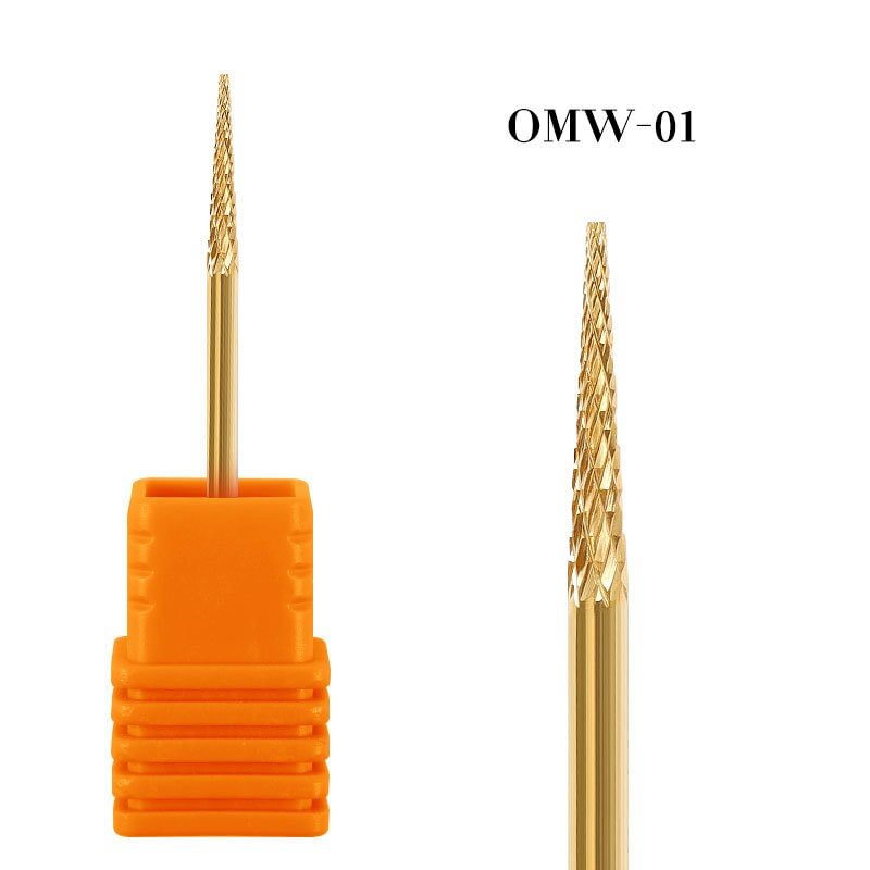 1PCs Alloy Plating Tungsten Steel Nail Drill Bit Electric Grinding Head Nail Cuticle Removal Nail Accessories and Tools