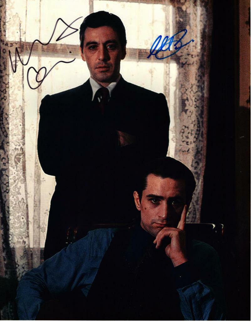 Robert DeNiro Al PACINO signed 11x14 Picture Photo Poster painting autographed includes COA