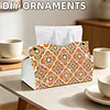 (25cm)Mandala PU DIY Diamond Painting Tissue Box for Beginners Adults Home