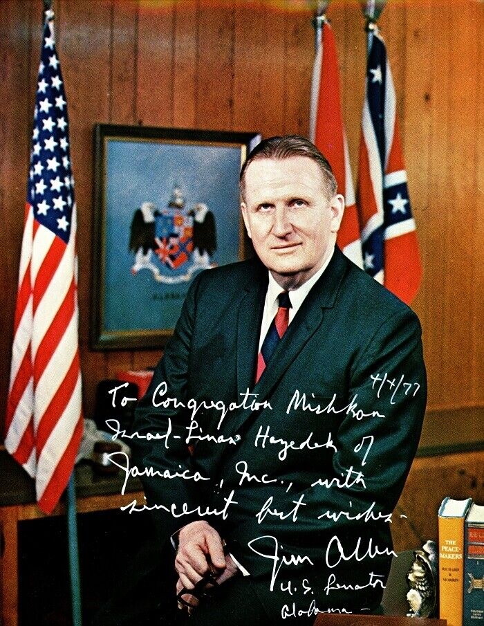 Alabama Senator JAMES B. ALLEN Signed Photo Poster painting