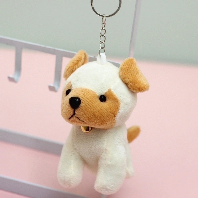 Minimalist Classic Style Dog PP Cotton Keychain