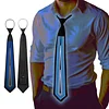 Sound Control Light Up Tie With Follow Music Flash Novelty Shining Ties For Men,Women DJ,Parties,Bars and Mardi Gras