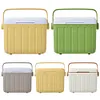 6L Camping Cooler Box Insulated Ice Chest Portable Ice Bucket for Outdoor Use