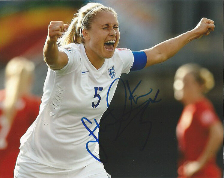 England World Cup Steph Houghton Autographed Signed 8x10 Photo Poster painting COA A