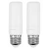 2 Pcs LED Flame Light Bulb 5W Flickering Light Bulbs 4 Lighting Modes Decorative Flame Lamp for Bedroom Living Room Gardens Parties