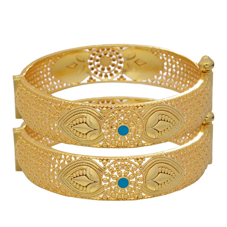 lady Luxury Bangles Dubai Gold Color Bangles For Women
