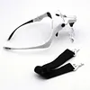 Head Mounted Hands Free Magnifying Glass USB Charging LED Interchangeable Lenses