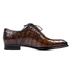 Handcrafted Alligator Business Dress Shoes Formal Brogue Alligator Shoes