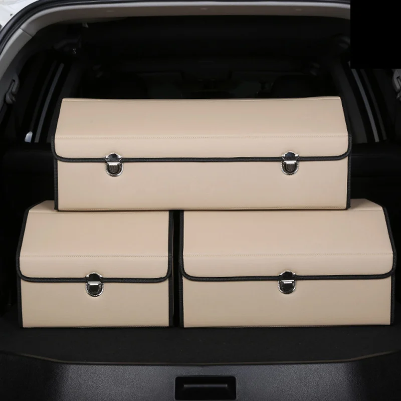 Car Leather Storage Box With Exclusive Logo