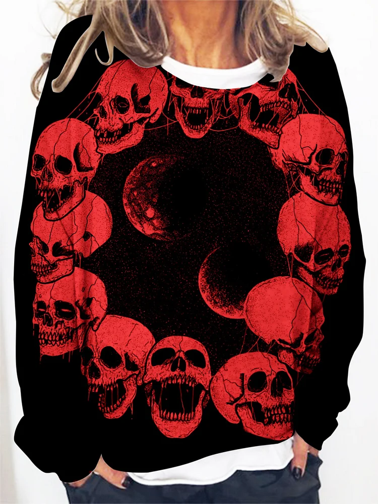 halloween skeleton sweatshirt