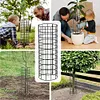 6 Pcs Tree Trunk Protector Metal Plant Guard Protectors with Zip Ties & Stakes