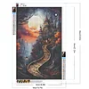 (40*60cm)Castle - Full Round Drill Diamond Painting