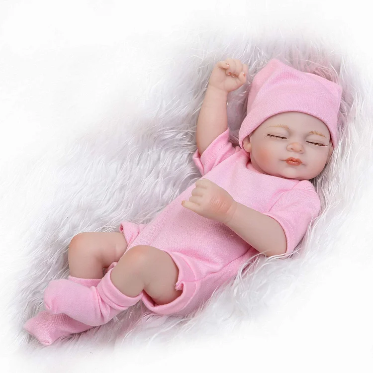  10"Kleine Ayla Lebensechtes Baby Mädchen - RSDP-Rebornbabypuppen-Rebornbabypuppen.de