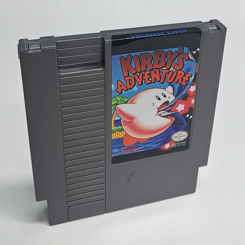 Kirby's Adventure For Nintendo NES - 8 Bit Game Cartridge
