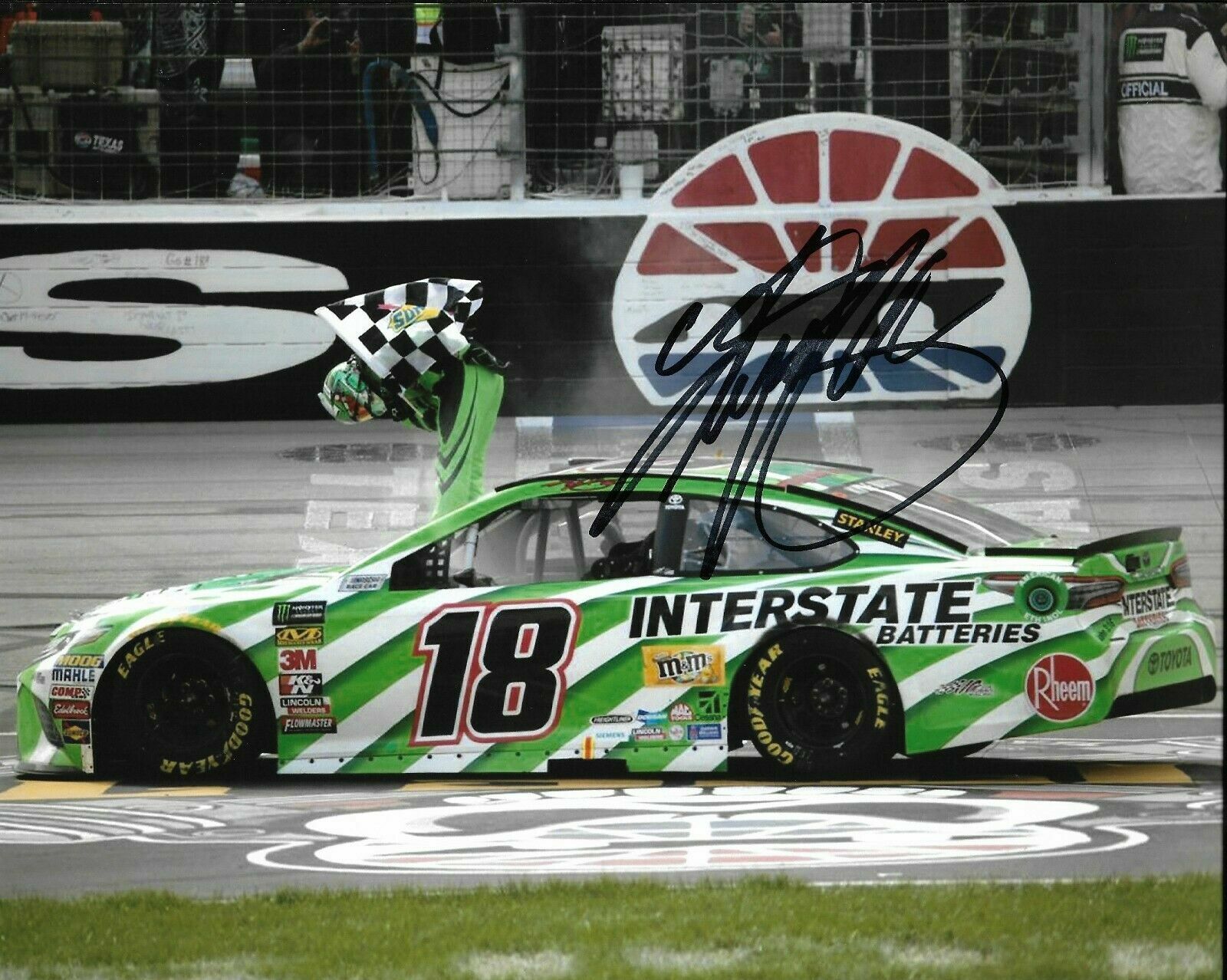 Kyle Busch Autographed Signed 8x10 Photo Poster painting REPRINT
