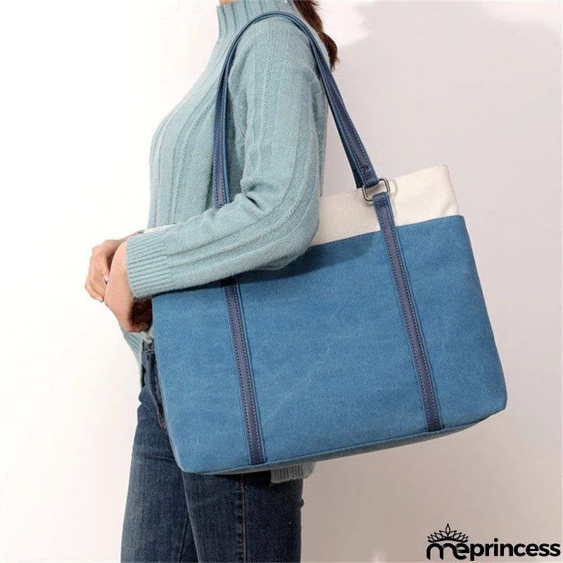 Vogue Fashion Casual Contrast Color Women's Handbags