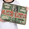 [Grande Taille]Garage de papa - Panneaux en &eacute;tain m&eacute;tallique(30*40cm)