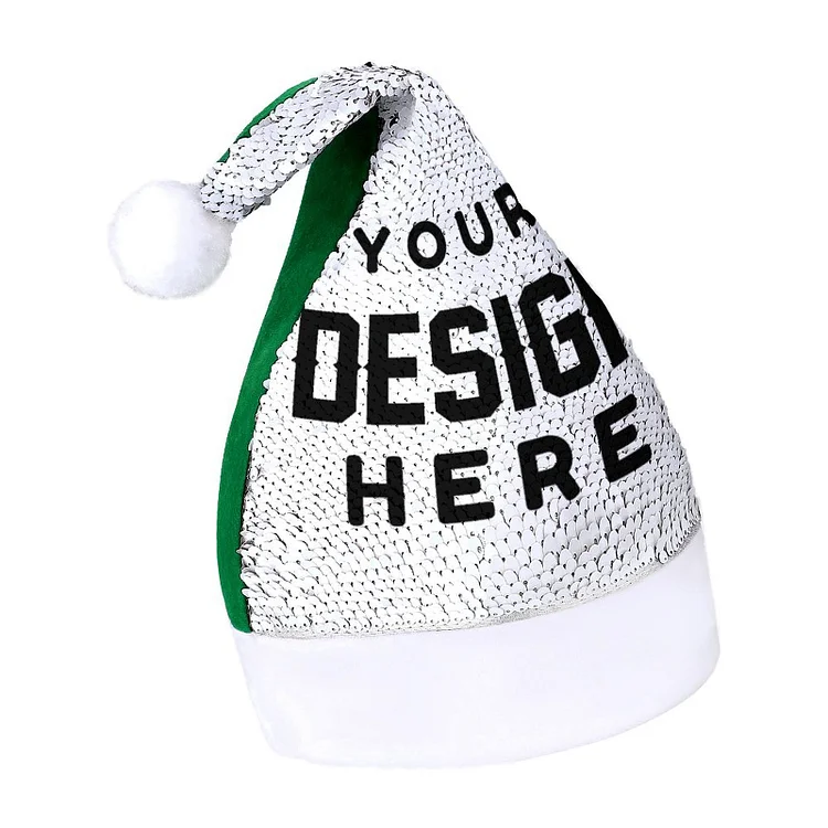 Personalized  Sequined Christmas Hat