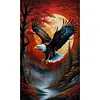 Eagle-11CT Stamped Cross Stitch 40*65cm tapestrymarket