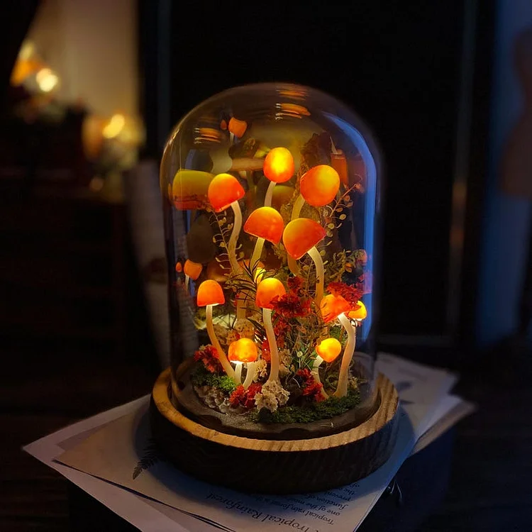 🍄Whimsical Forest Mushroom Night Light✨🎁