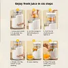 Portable Fruit and Vegetable Juicer USB-Rechargeable, Automatic Small Juicer with Juice-Pulp Separation