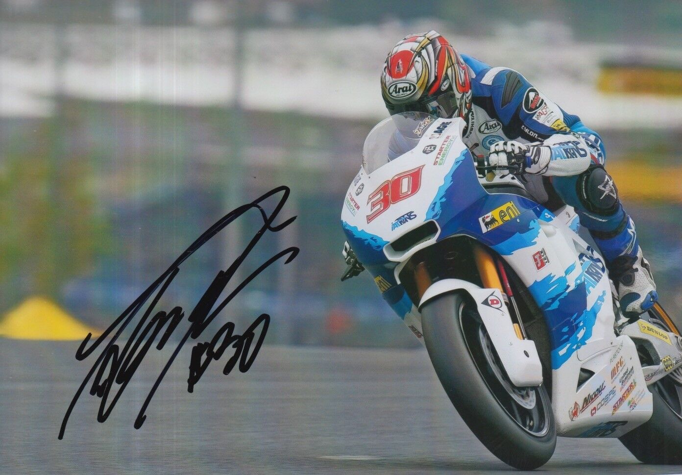 Takaaki Nakagami Hand Signed 7x5 Photo Poster painting Italtrans Racing Moto2 MotoGP.