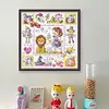 Lion Girl-14CT Stamped Cross Stitch Egyptian Cotton 30*30cm/11.81*11.81in