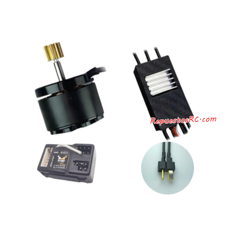 MN Model MN300 Piezas de Mejora para Coche RC Motor, ESC y Receptor