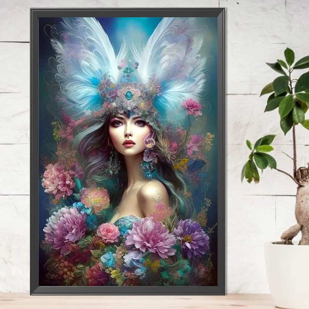 Partial AB Diamond Painting - Full Round Drill - Fairy(Canvas|45*65cm)