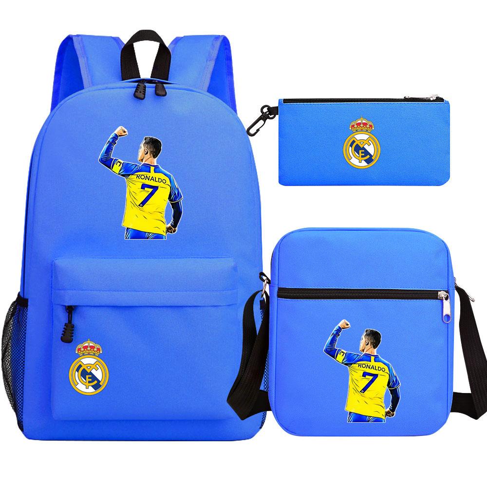 Mayoulove Cristiano Ronaldo Backpack Lightweight Design Perfect for School Use-Mayoulove