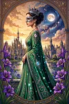 Luxury AB Velvet Diamond Painting Kit - Queen of Masks