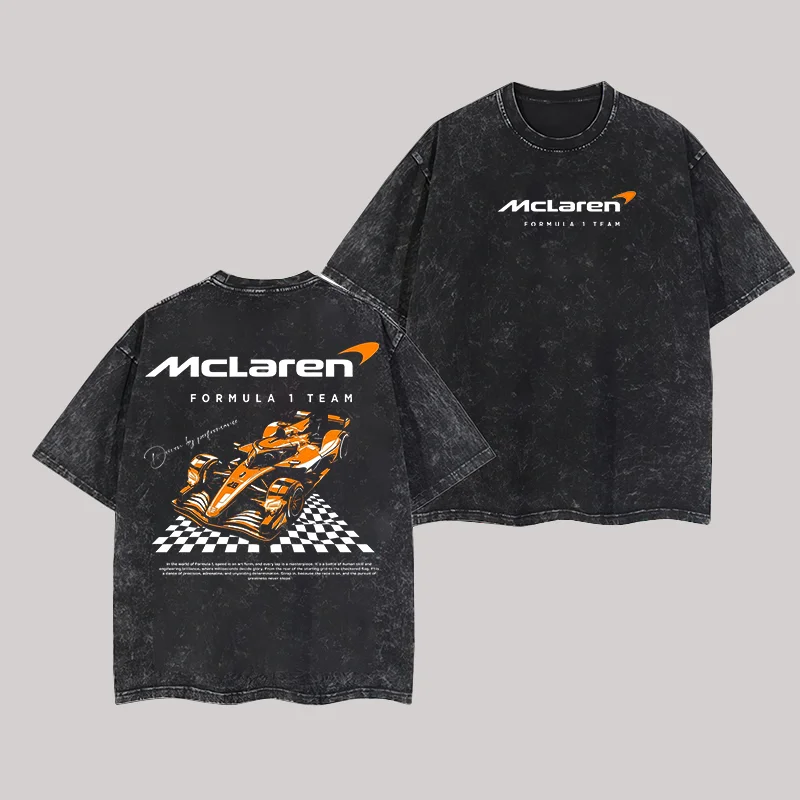  McLaren F1 Printed Oversize Washed T-Shirt