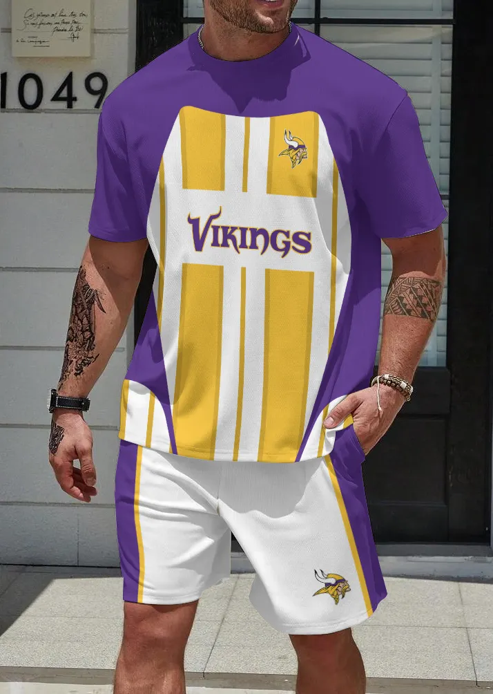 Minnesota Vikings  Limited Edition Top And Shorts Two-Piece Suits