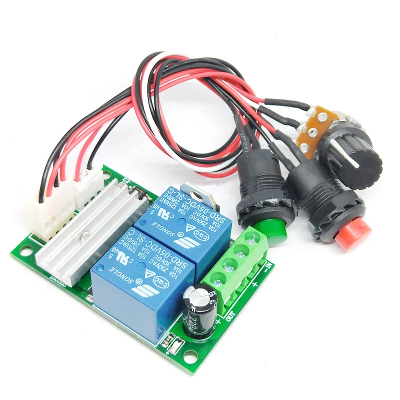 6V-24V 3A DC Motor (PWM) Regulator with Reversible Switch Electric Push Rod Motor Speed Controller Power Supply Module