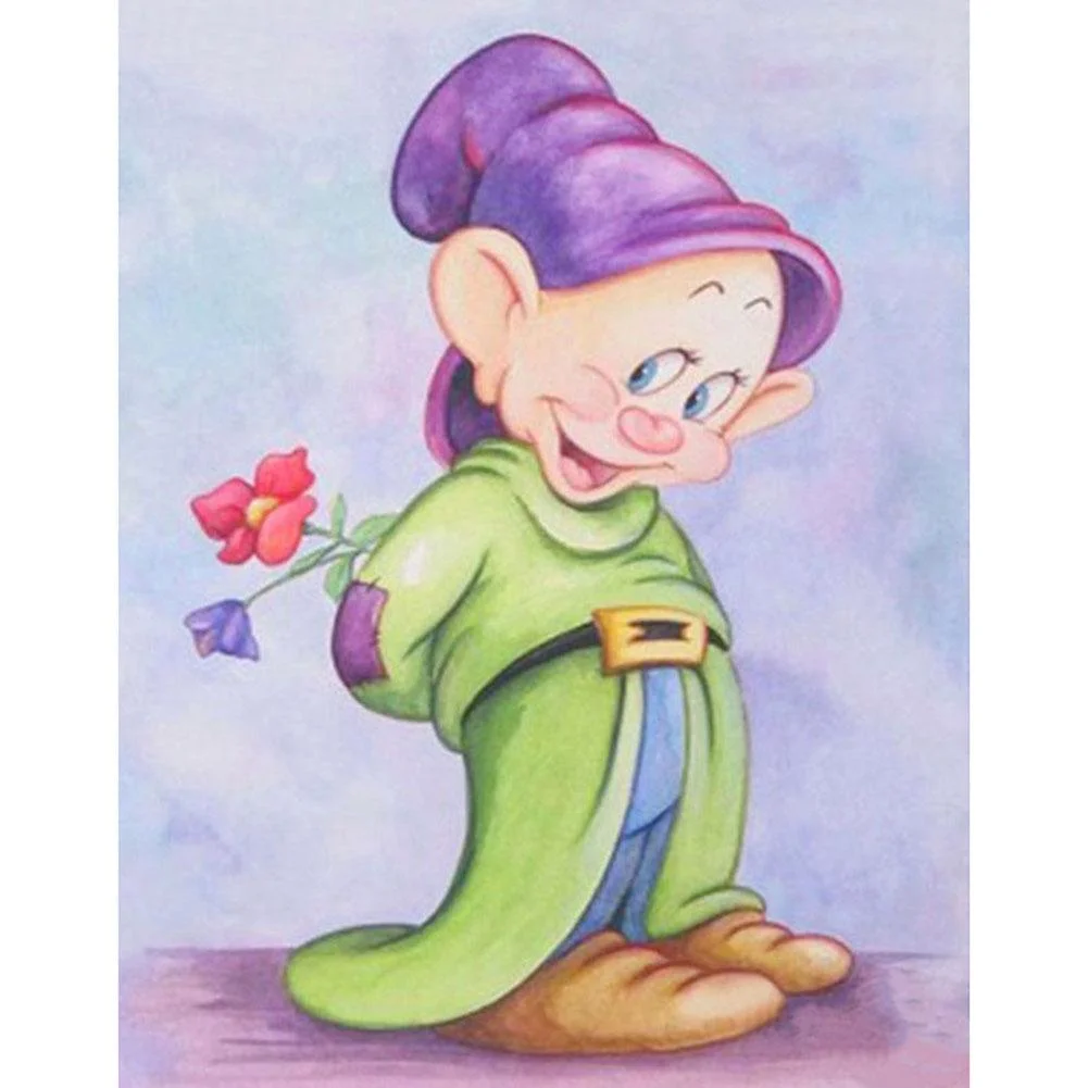 Full Round Diamond Painting - Dwarfs(30*40cm)