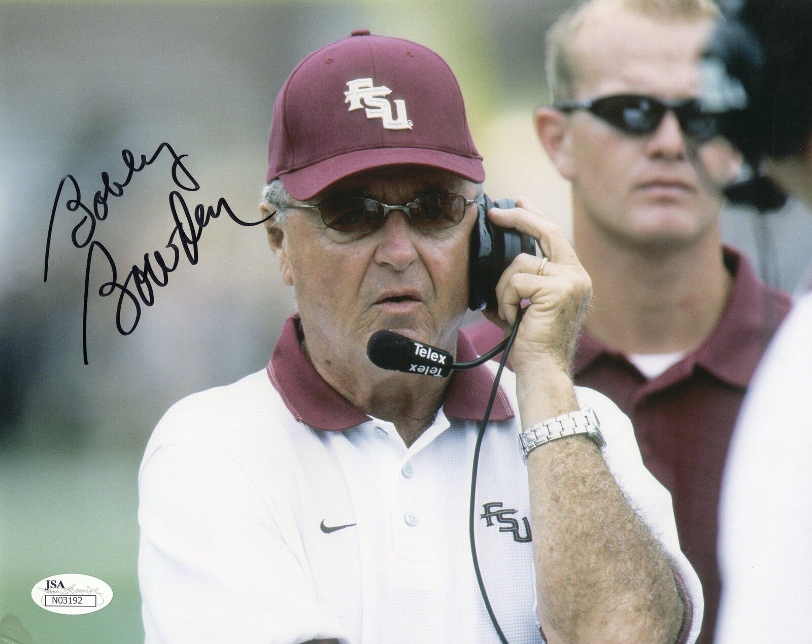 Bobby Bowden Signed Florida State Football Coach 8x10 Photo Poster painting w/JSA COA #4