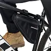 Bicycle Triangle Bag Large Capacity Bike Front Tube Bag for Outdoot Cycling