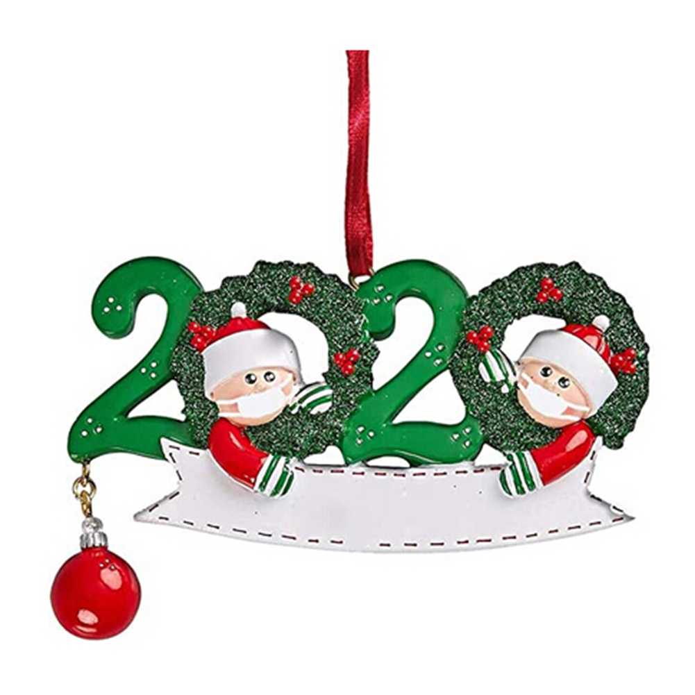 

2020 Personalized Family Christmas Kit DIY Name Blessing Pendant -2 People, 501 Original